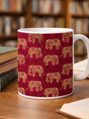 Elephant Design background with Name, initials , photo or logo