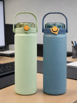 Combo Set of Hot n Cold C Green & Blue water Bottles