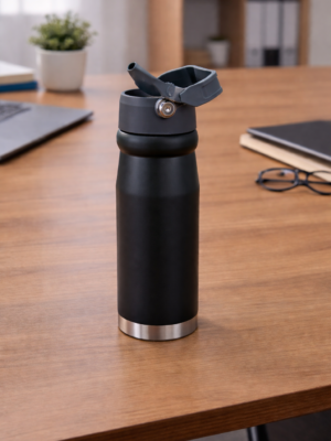 Elegant Hot n Cold Black Water Bottle