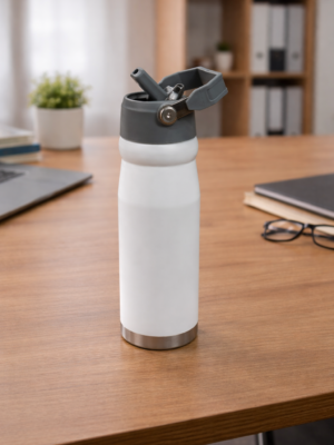 Elegant Hot n Cold White Water Bottle