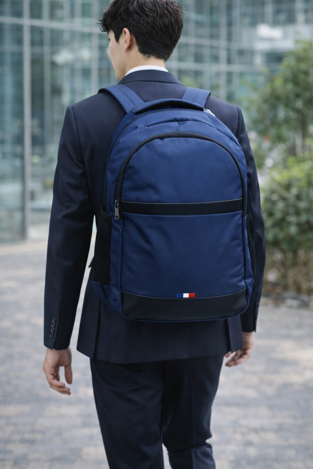 Navy Blue Color Laptop bag For School, College and Office use - Image 2