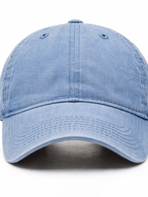 Light Blue Denim 6 Panel Cap
