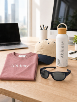 T-Shirt, cap, Water Bottle & Sun Glass Gift Set