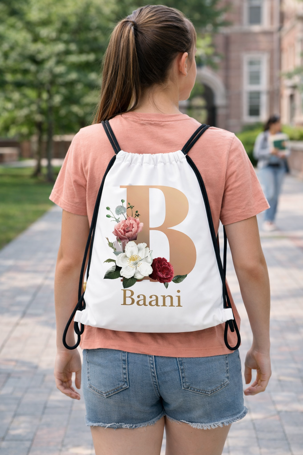 Personalized Dori Backpack in White Color