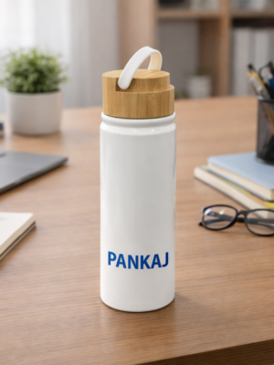 Personalized Hot N Cold Thermal White Water Bottle