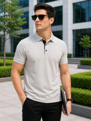 Premium Aluminium SAP Matte Polyester Polo T-Shirt