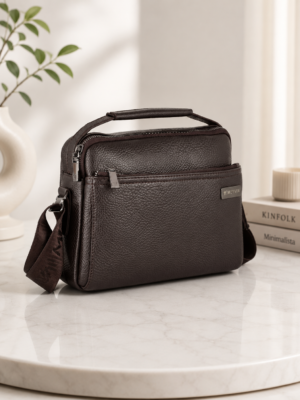 Ladies Sling Bag in Dark Brown