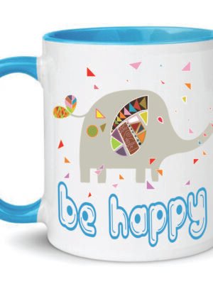 Personalized Elephant Name Mug with Custom Name for Kids
