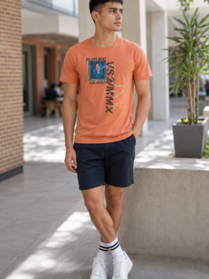 Premium Cotton Printed Round Neck T-Shirt for Men TVP 1