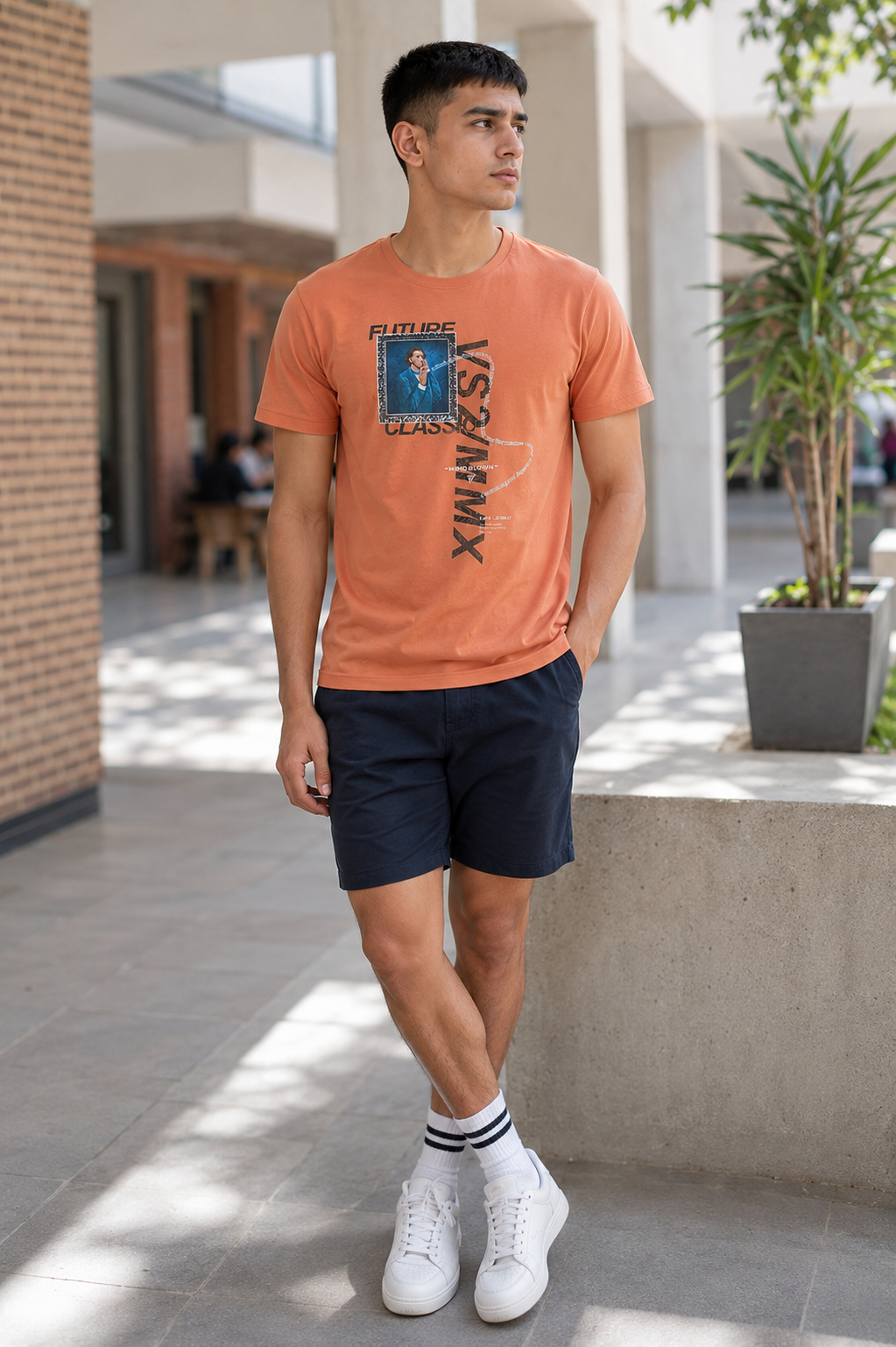Premium Cotton Printed Round Neck T-Shirt for Men TVP 1