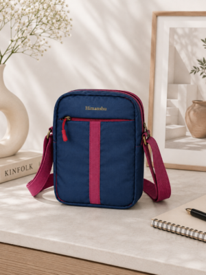 Personalized Travel Companion Side Bag with Name