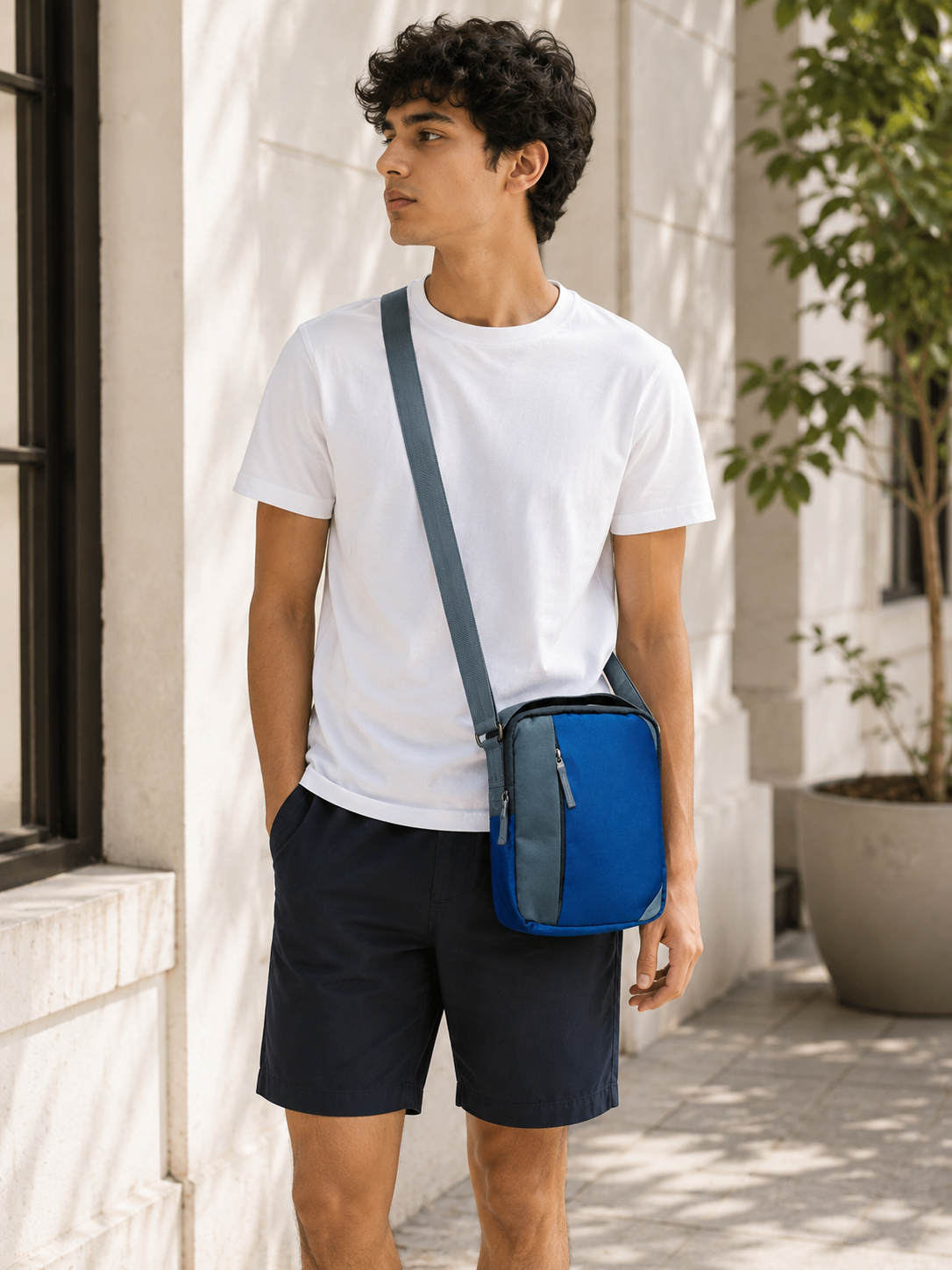 Personalized Compact Travel Side Bag for Men